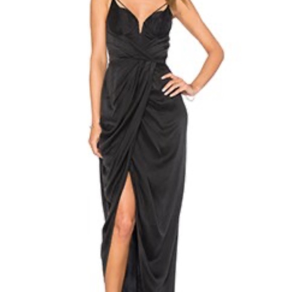 🖤Zimmerman black silk maxi dress. size 0.